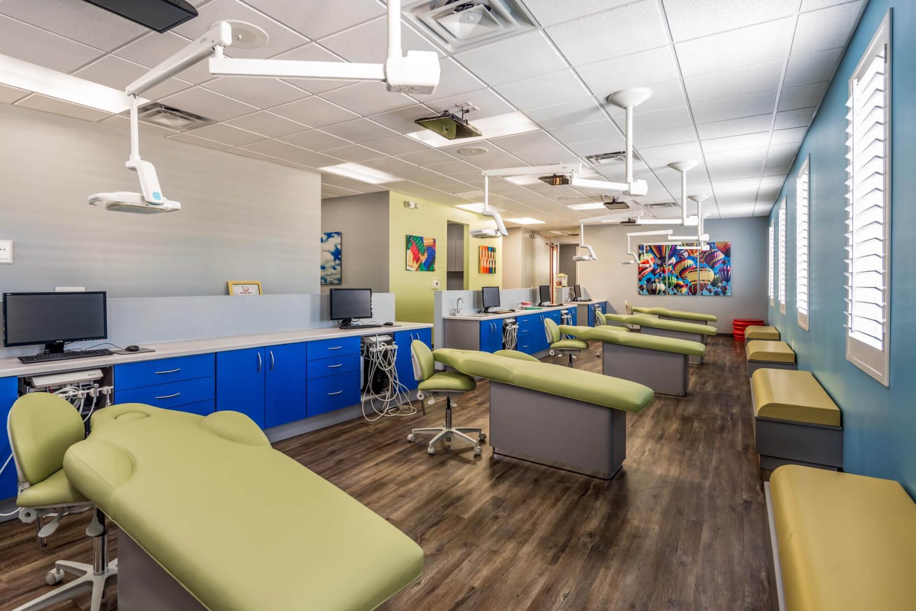 Cheerful dental office for kids where parents place their trust at Capstone Kids Pediatric Dentistry, Northport